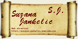 Suzana Jankelić vizit kartica